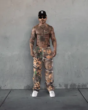 REBELETICS TREE CAMO STRAIGHT LEG SWEATPANTS