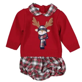 Red Reindeer Pant Set