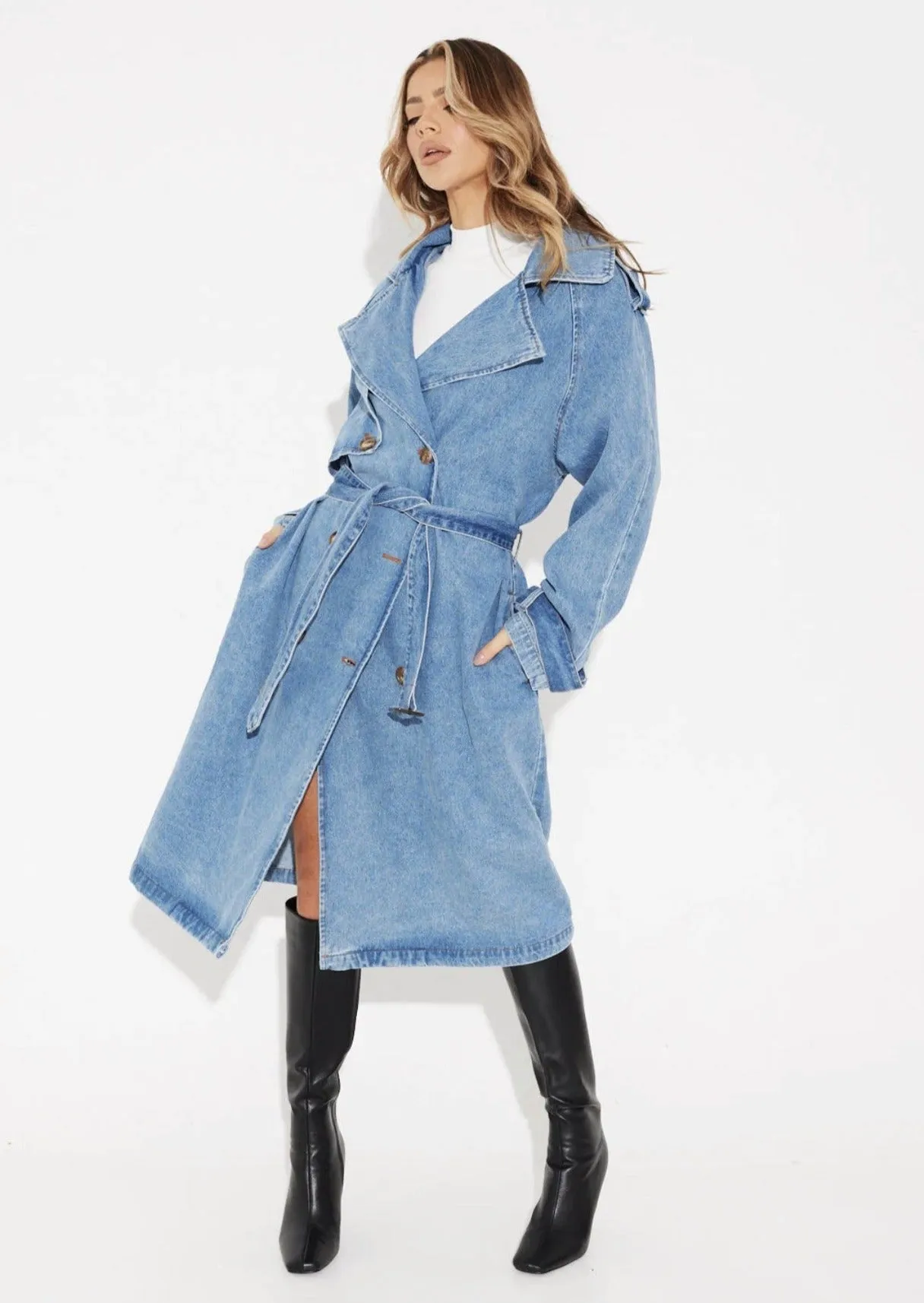 Rosario Denim Trench