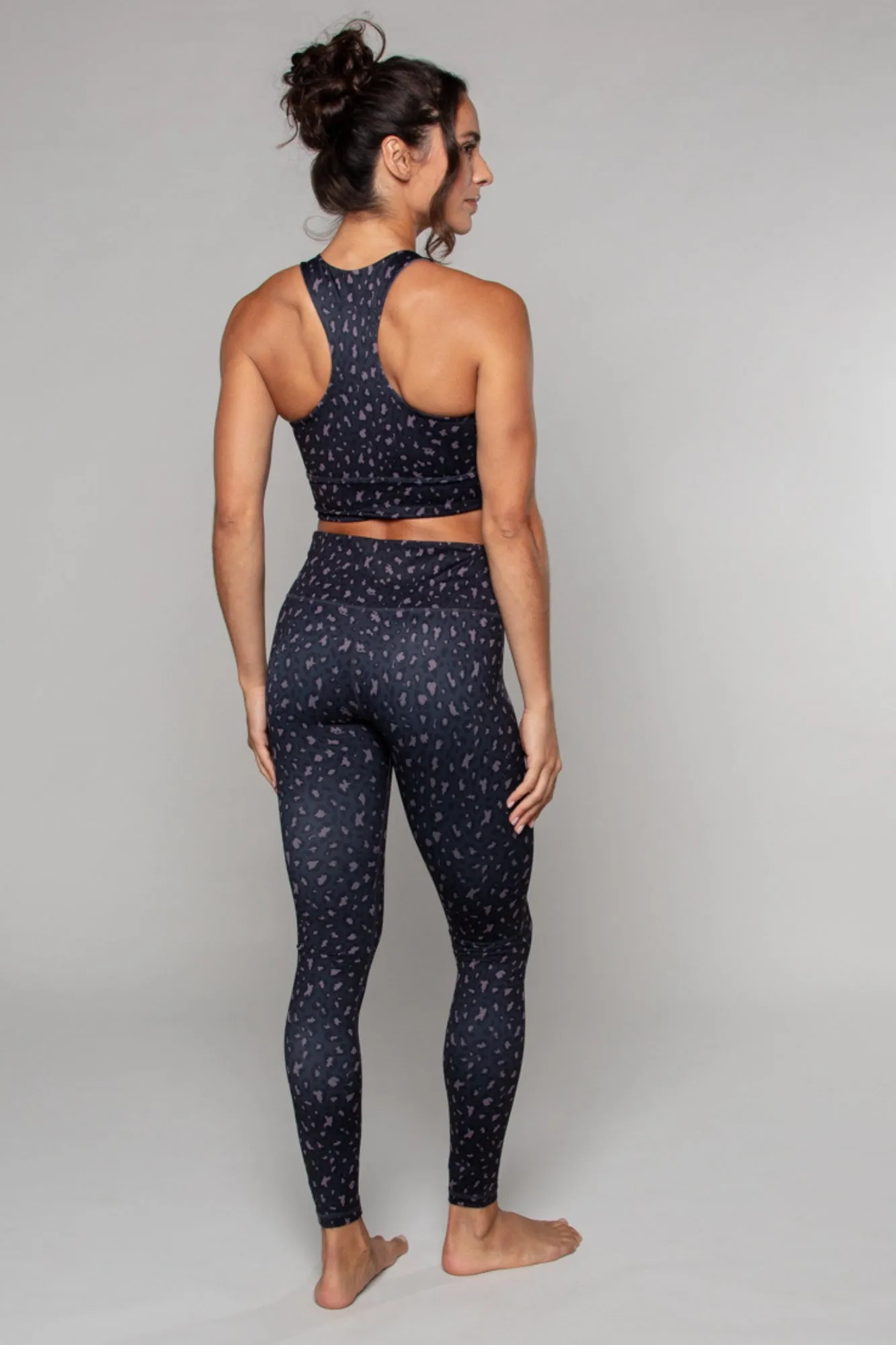 Rose Cheetah Full Length Legging