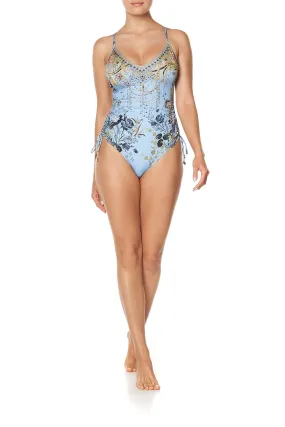 ROUCHED SIDE ONE PIECE FAIRY FOUNTAIN