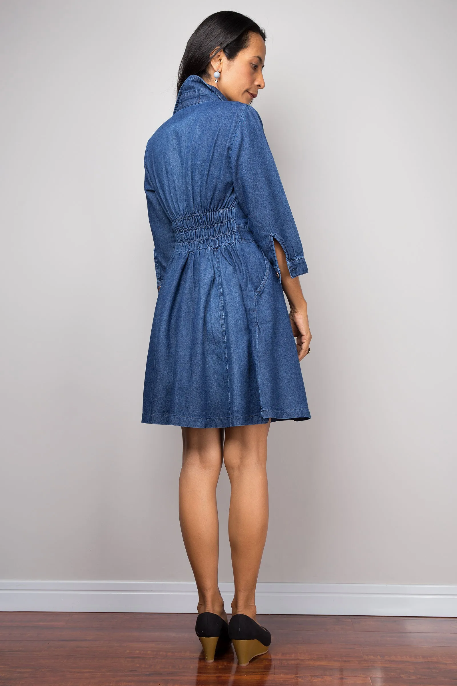 Short Denim dress, summer dress