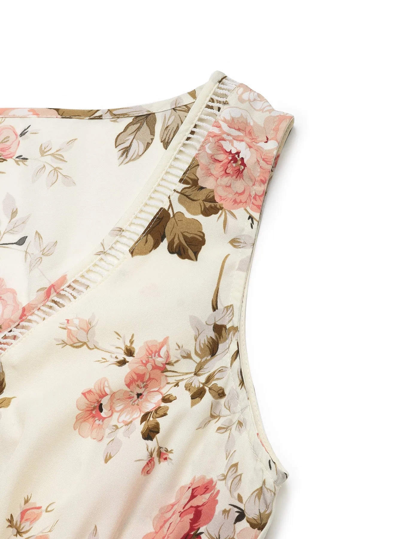 Summer Printed Sleeveless Vacation Dress