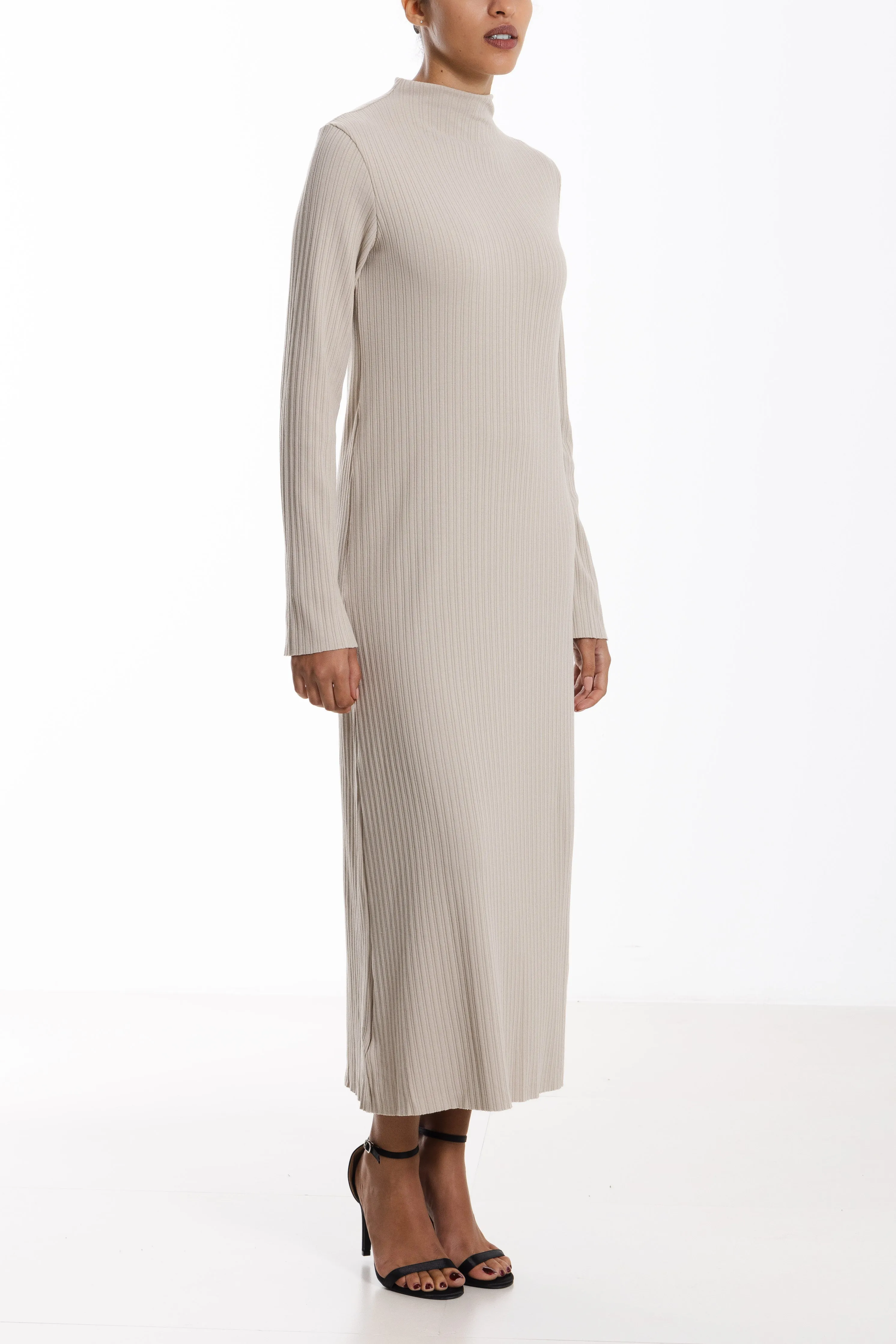 TEXTURED KNIT DRESS