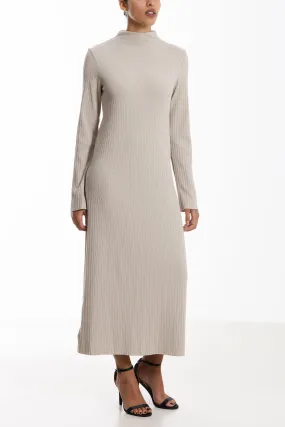TEXTURED KNIT DRESS