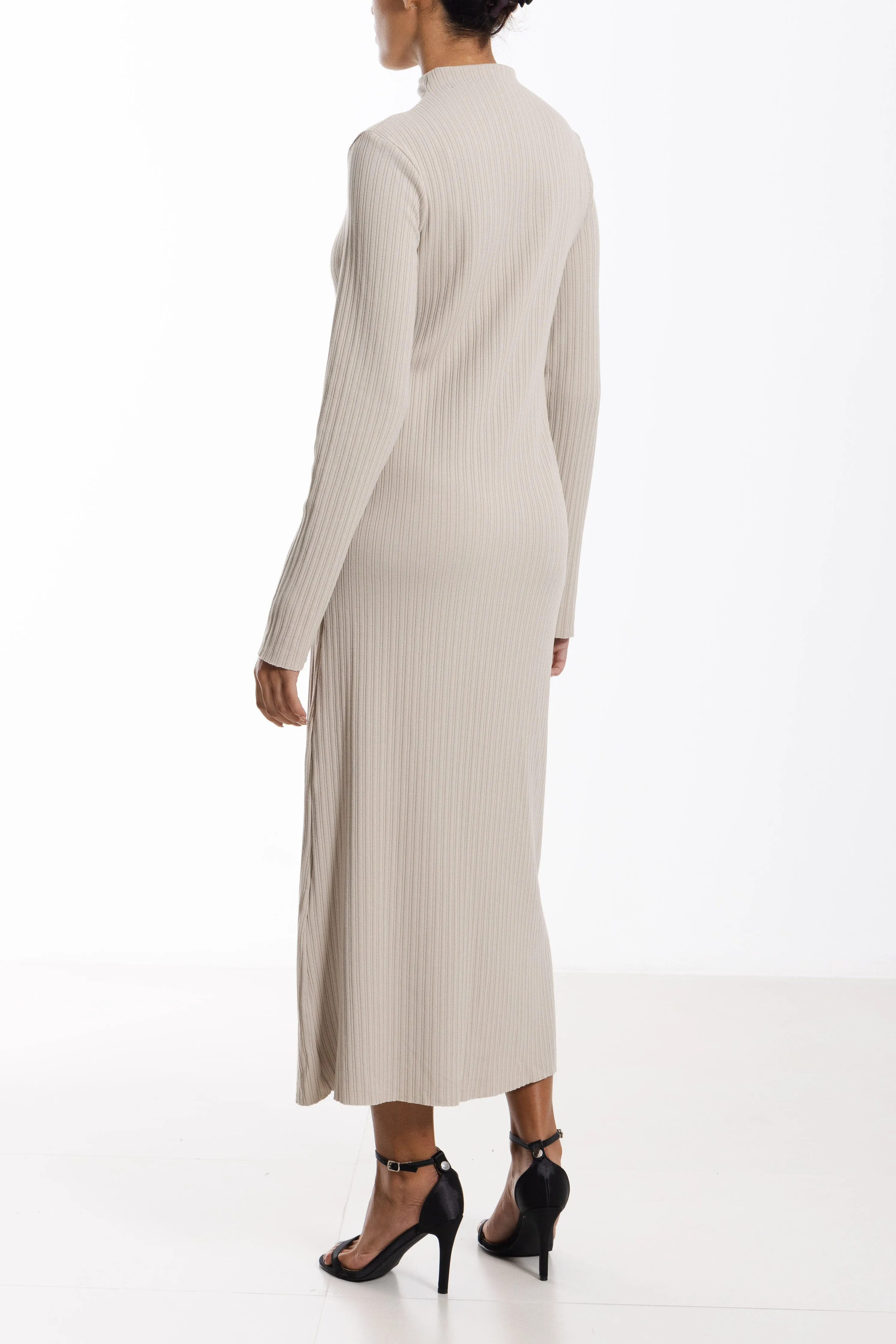 TEXTURED KNIT DRESS