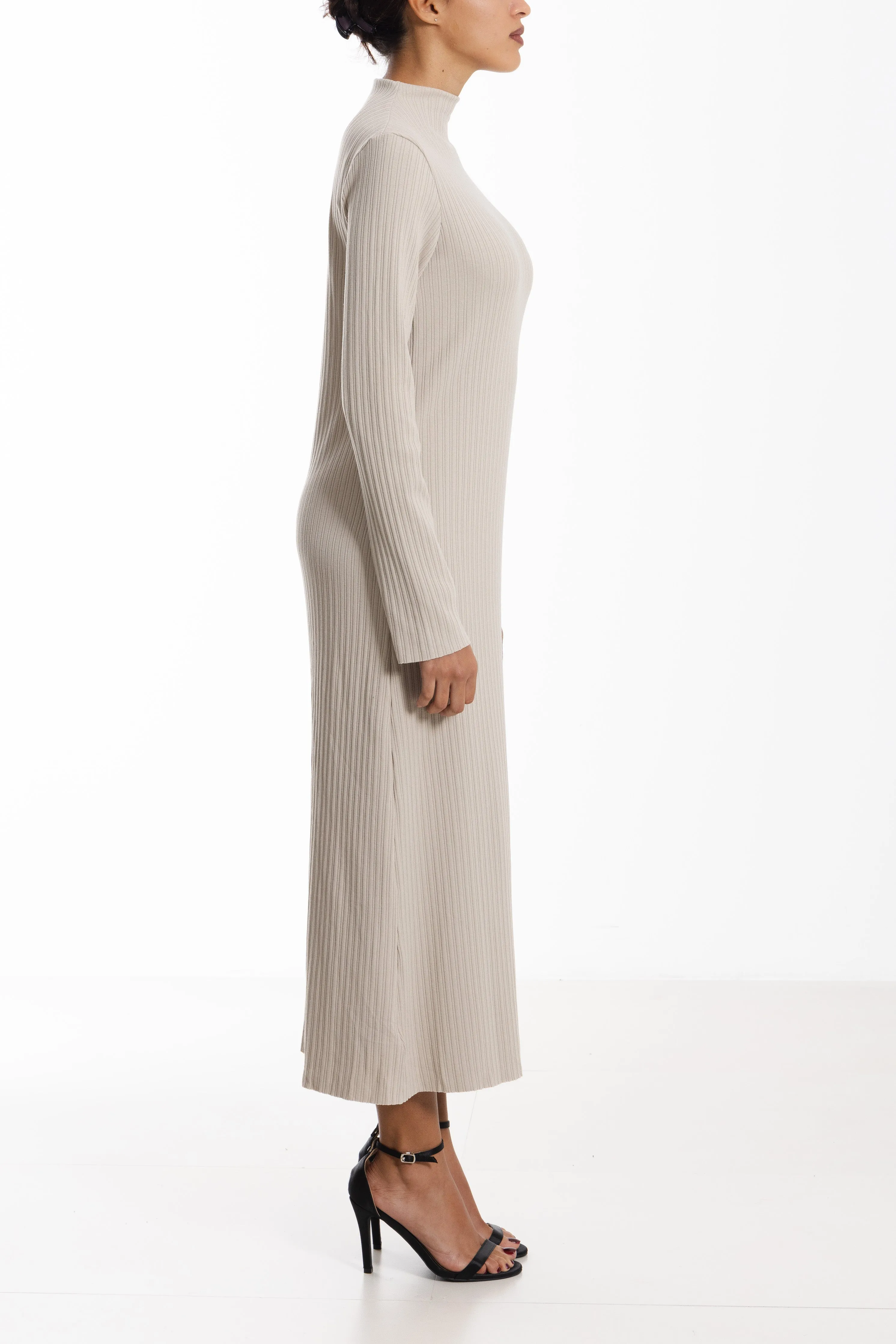 TEXTURED KNIT DRESS