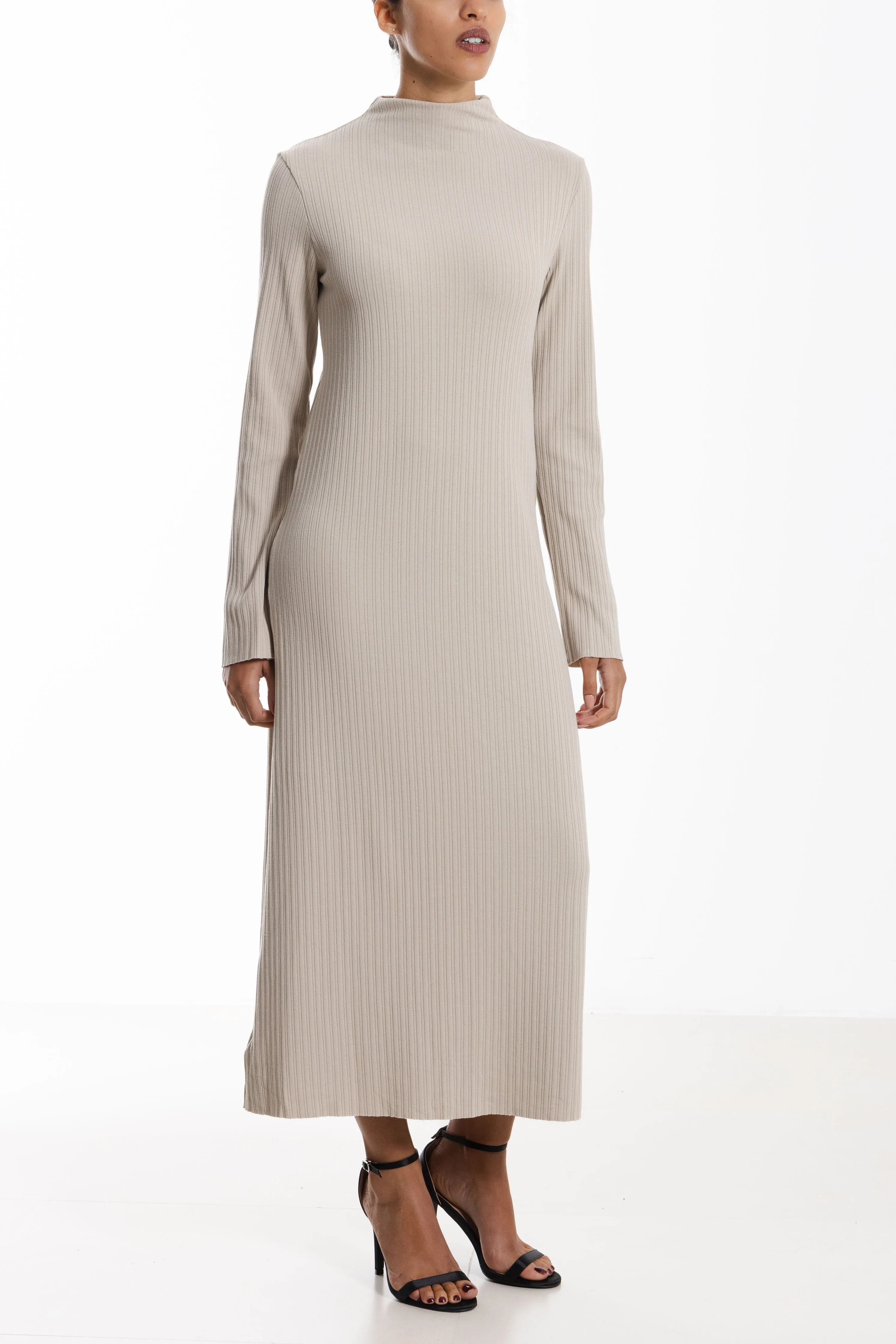 TEXTURED KNIT DRESS