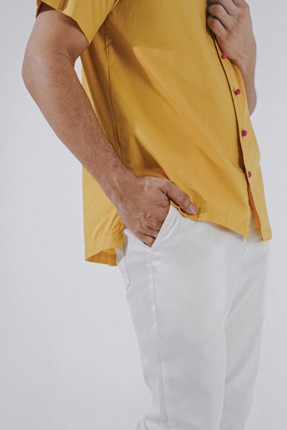 The Perfect Men Slim Fit Pants - White