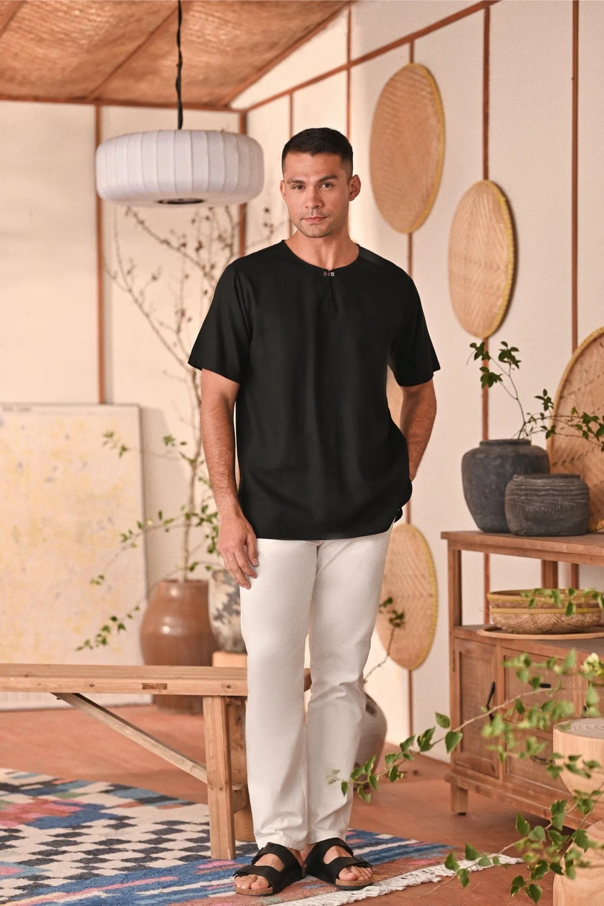 The Perfect Men Slim Fit Pants - White