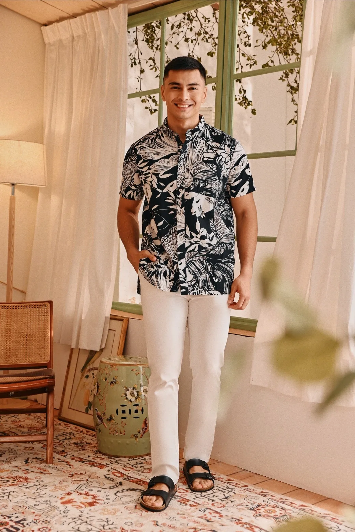 The Perfect Men Slim Fit Pants - White