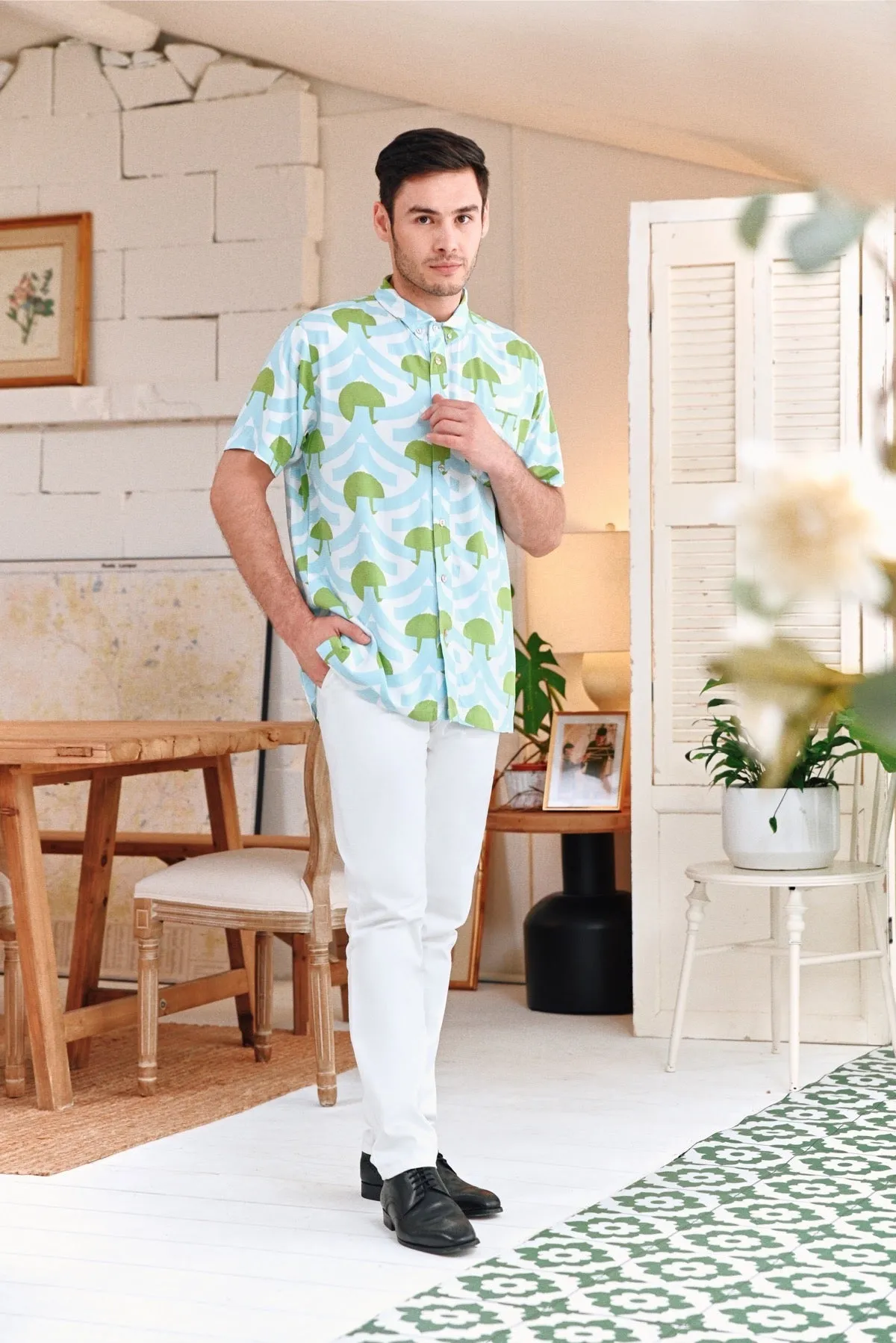 The Perfect Men Slim Fit Pants - White
