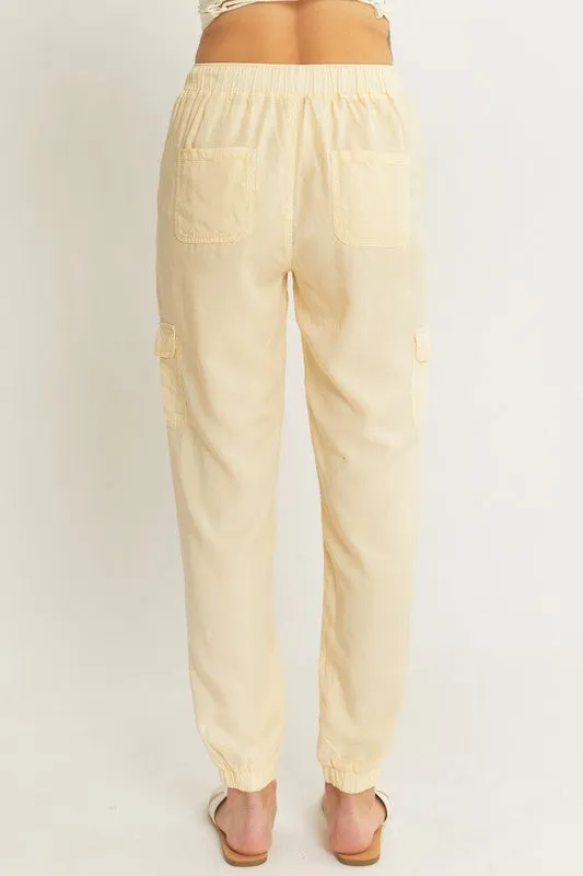 Time For A Change Butter Washed Cargo Joggers