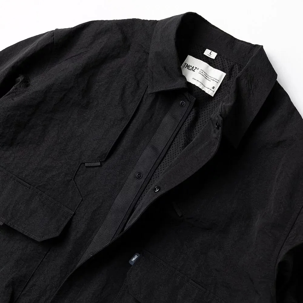 TMCAZ Black Multi Functional Mountain Parka