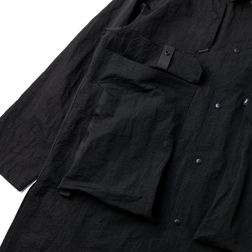 TMCAZ Black Multi Functional Mountain Parka