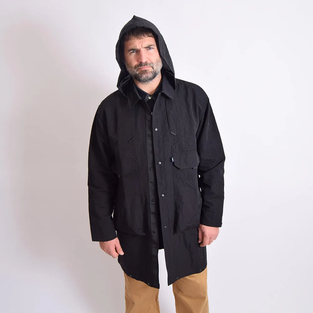 TMCAZ Black Multi Functional Mountain Parka