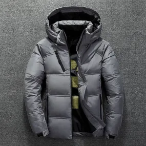 Tommy™ zwarte winddichte met fleece Parka winterjas