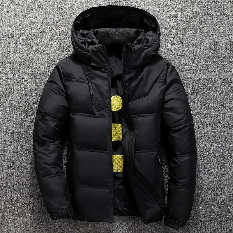 Tommy™ zwarte winddichte met fleece Parka winterjas