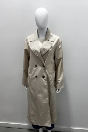 Tonet Double Breast Trench Coat With Long Sleeves