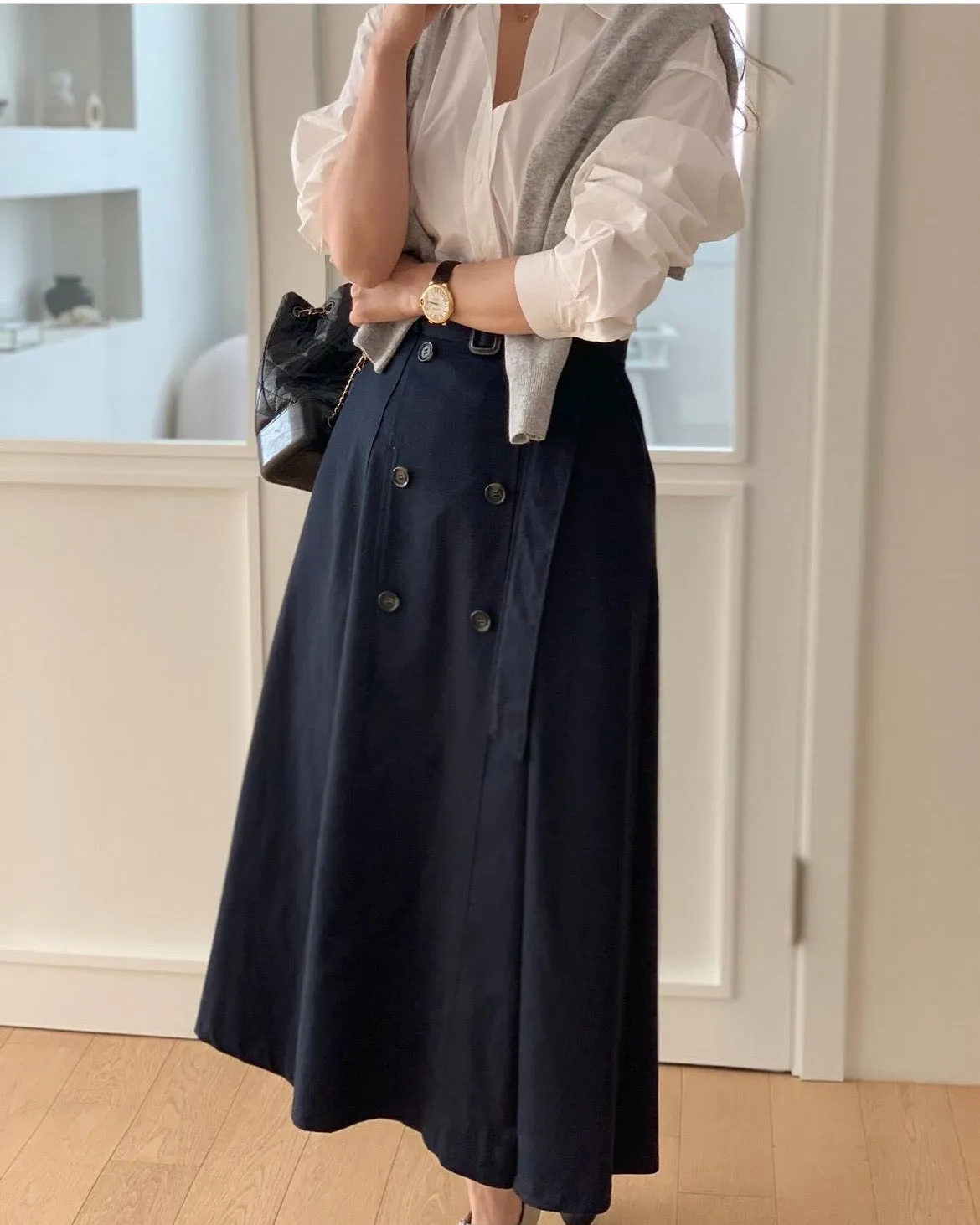 Trench Long Skirt