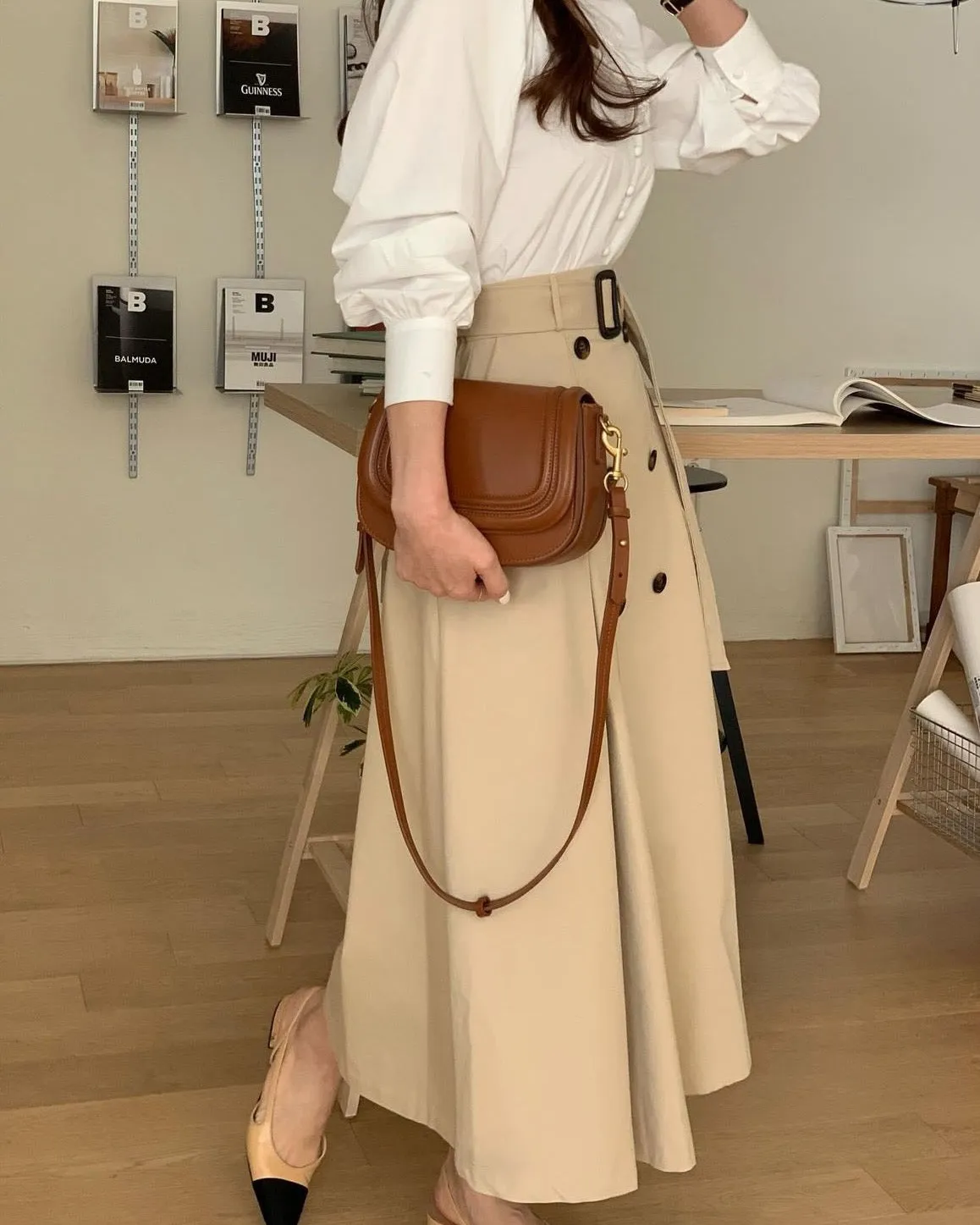 Trench Long Skirt