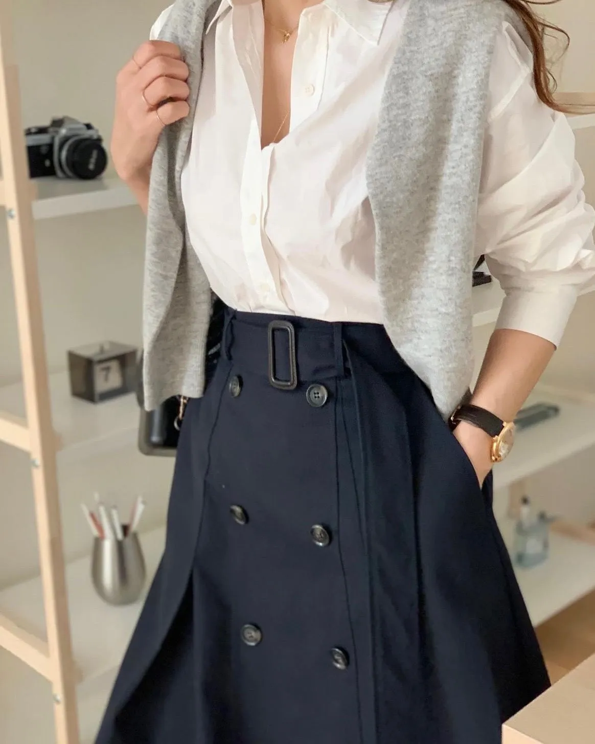 Trench Long Skirt