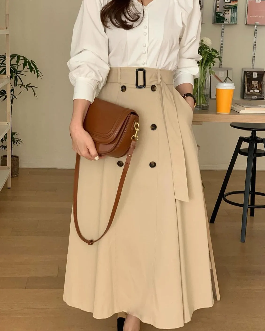 Trench Long Skirt