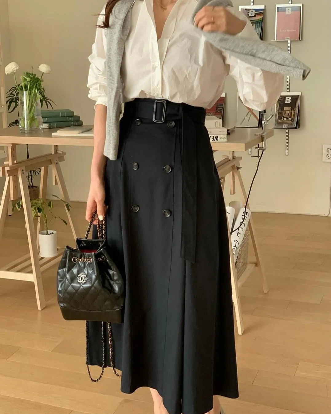Trench Long Skirt