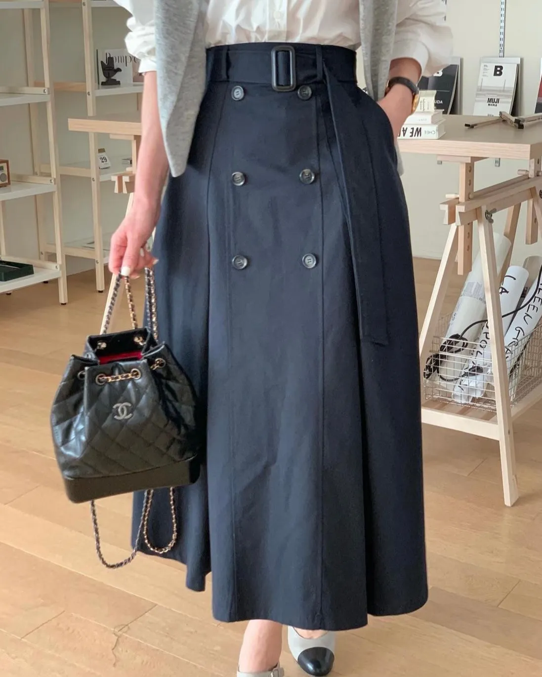 Trench Long Skirt