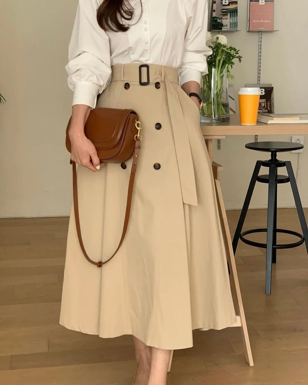 Trench Long Skirt