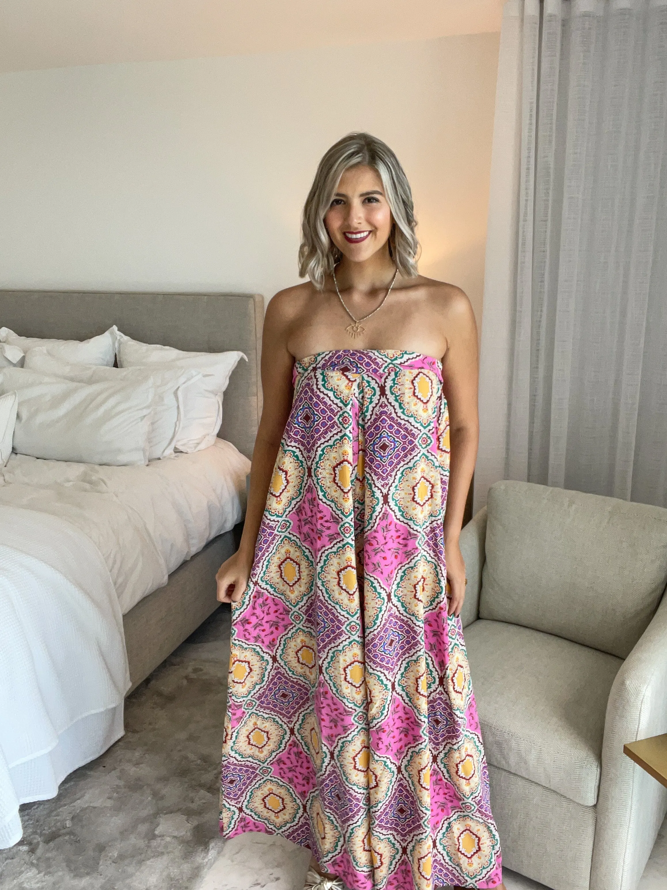 TUBE TIE BACK JUMPSUIT