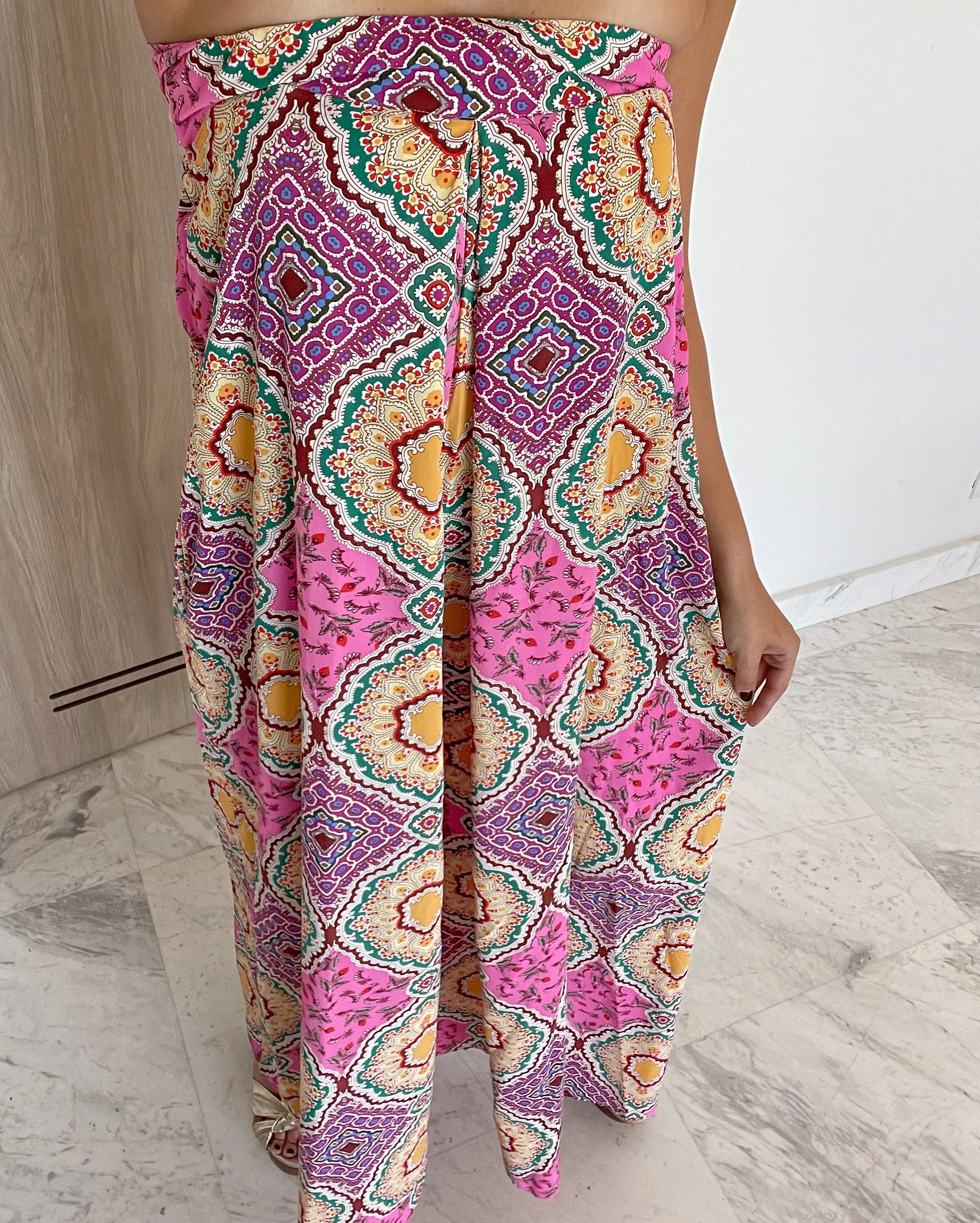 TUBE TIE BACK JUMPSUIT