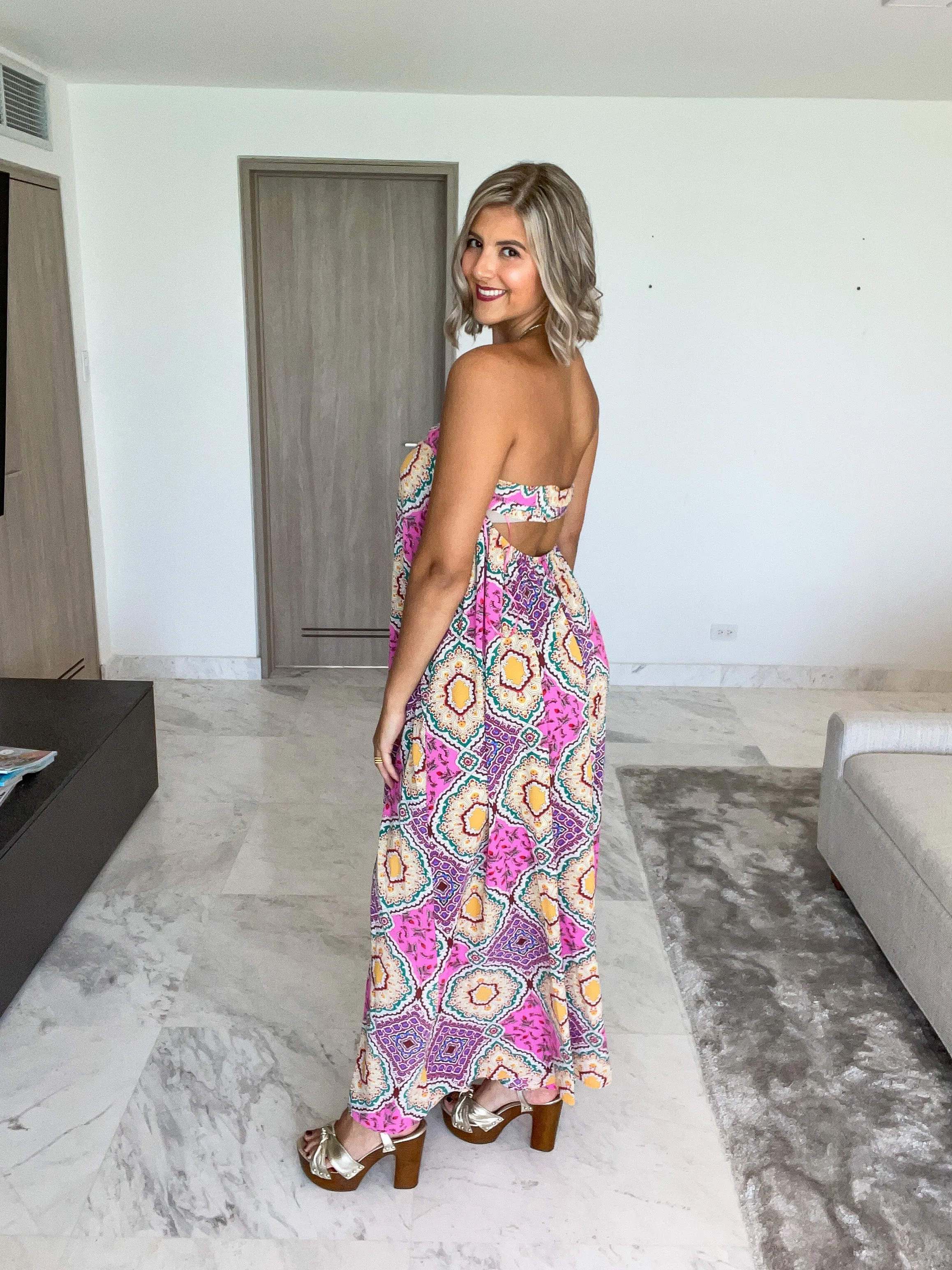 TUBE TIE BACK JUMPSUIT