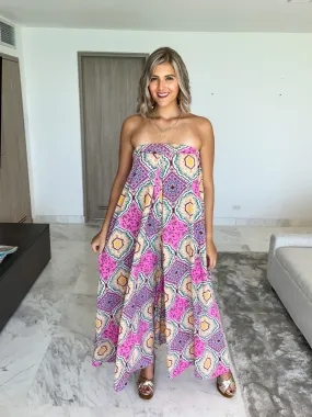 TUBE TIE BACK JUMPSUIT