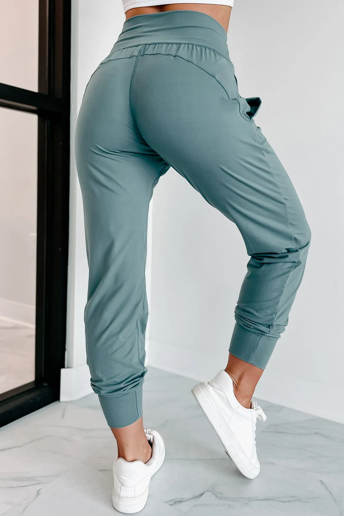 Unwind & Relax Buttery Soft Joggers With Pockets (Teal)