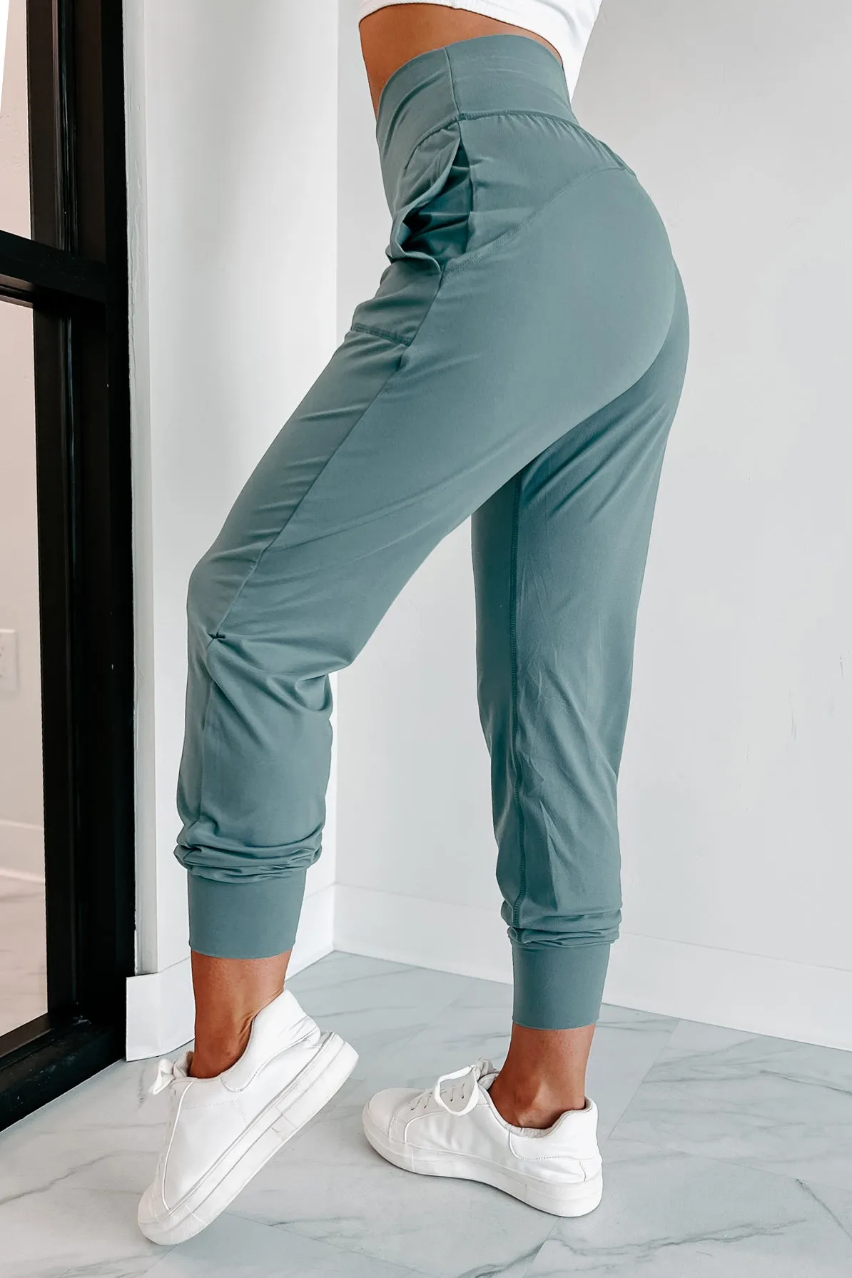 Unwind & Relax Buttery Soft Joggers With Pockets (Teal)