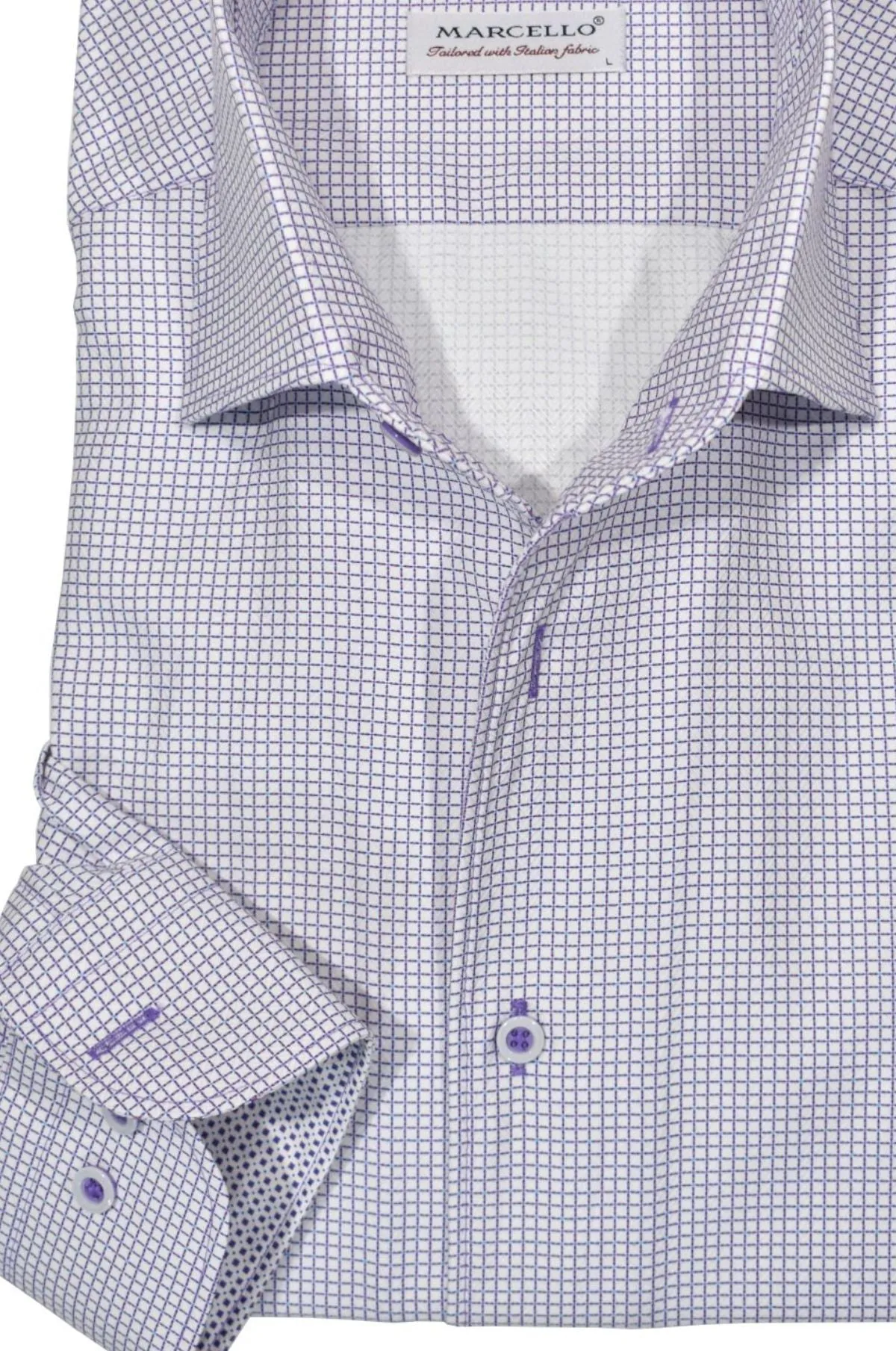 WM726R Slim Fit Connery Neat Roll Collar