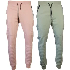 Women's Athletic Jogger Pants Drawstring Closure Zip Pockets Active Joggers
