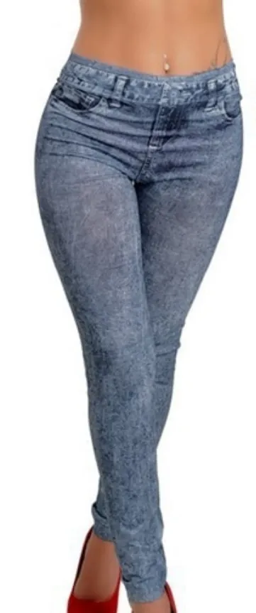 Women's Casual Polyester Mid Waist Leggings