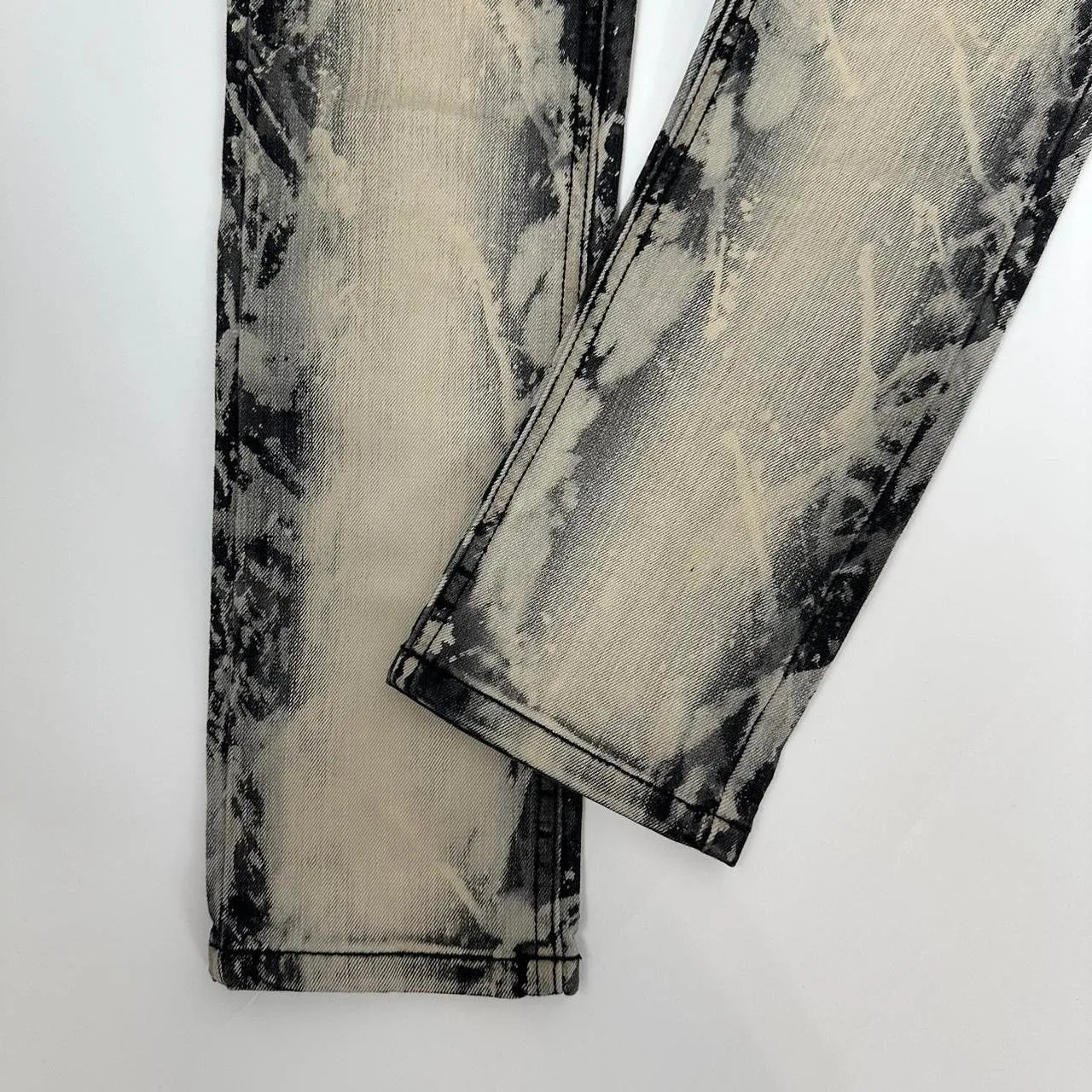 Y2K Baby Phat Concrete Wash Jeans (XXS)