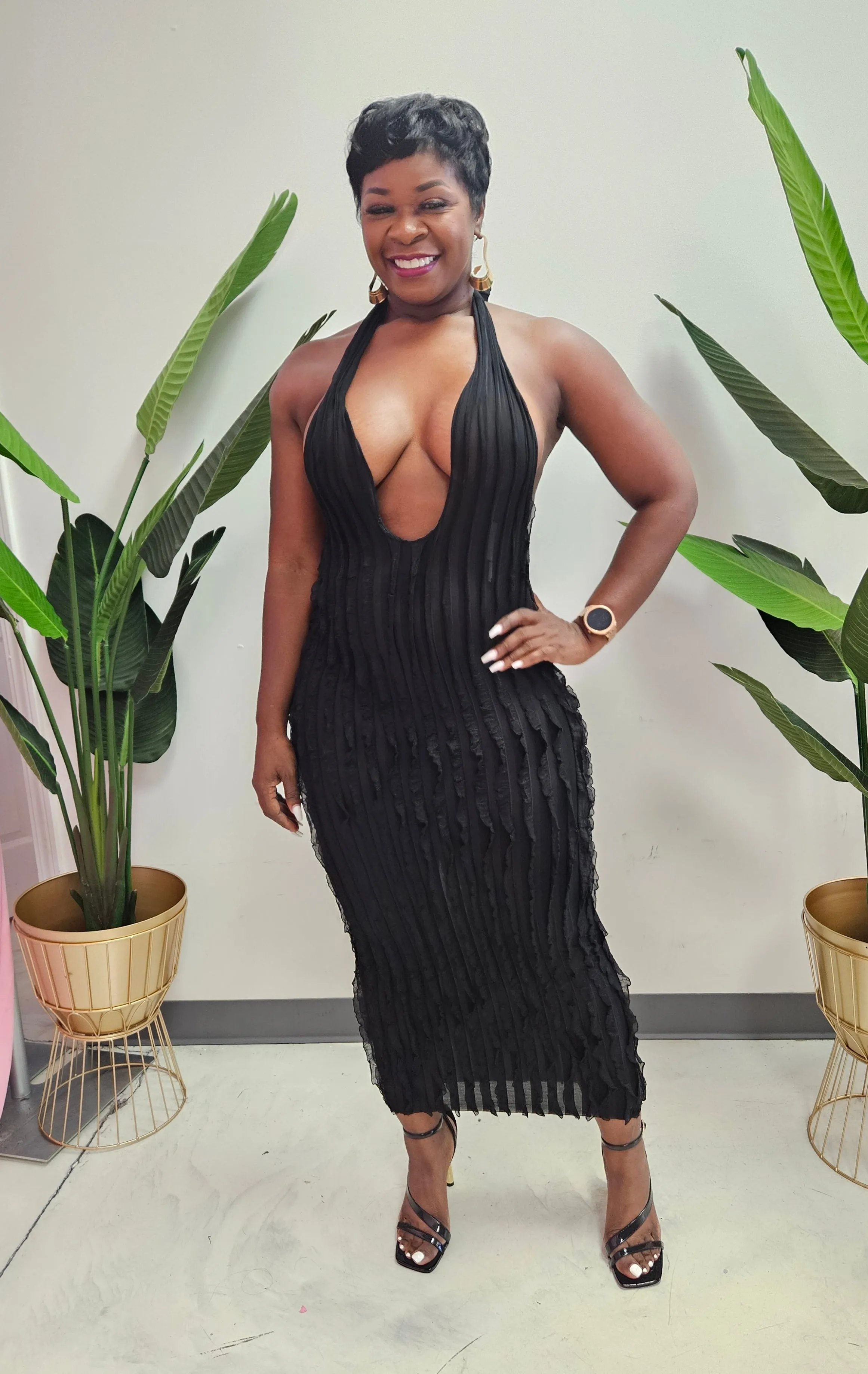 You Betta Halter Dress